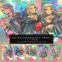 Image 1 of FFXIV : Ascians 5 x 7 Holographic Print (PRE-ORDER)
