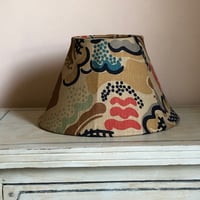 Image 4 of 'Clouds' Vintage Fabric Lampshade (10 inch)