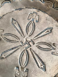 Image 4 of 20s NAVAJO ASHTRAY WITH THUNDERBIRDS AND WHIRLING LOG