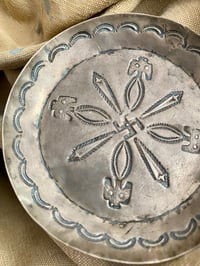 Image 3 of 20s NAVAJO ASHTRAY WITH THUNDERBIRDS AND WHIRLING LOG