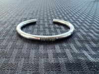 Silver Bangle with design