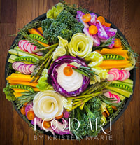 Image 2 of NEW!!! 16" Round Gourmet Vegetable Platter