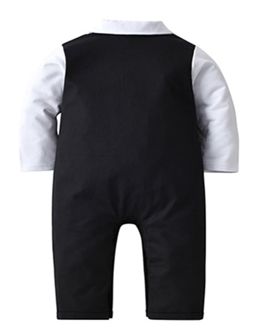 Image of Baby Boy Gentleman Black Suit 