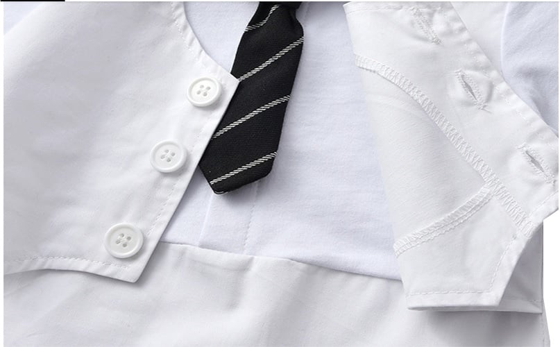 Image of Baby Boy Gentleman White Suit 