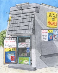 Image 1 of Jerry's Round the Corner Food Store Print