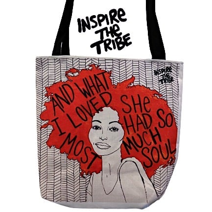 INSPIRE THE TRIBE So Much Soul Tote