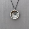 Sterling Silver Zinnia Necklace No. 1
