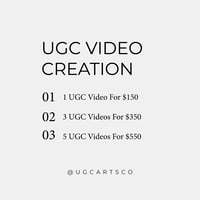 UGC VIDEO CREATION