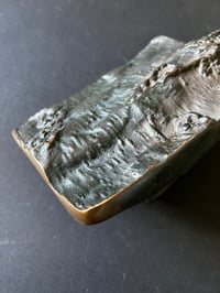 Image 3 of Bronze Door Furniture Set with Tree Bark Design
