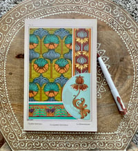 Image 1 of Vintage Art Nouveau Print Notebook 
