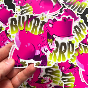 Image of Dino Burp 5" Sticker