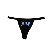 Image 2 of I'M A MILF CROPPED HOODIE