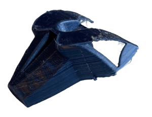 Image of Bionicle Toa Nuva Chestplate (Toa Kualus, FDM Plastic-printed, Metal Blue)