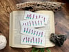 Watercolor Lavender Bookmarks 