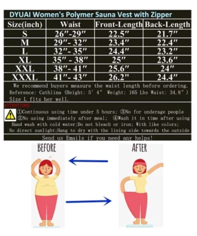 Neoprene Fitness Sweat Vest Sauna Effect