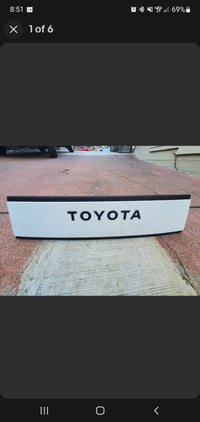 Classic Toyota Van front "Grill"for LE models, used rare find 