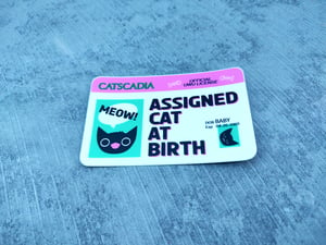 Assigned Cat at Birth Sticker