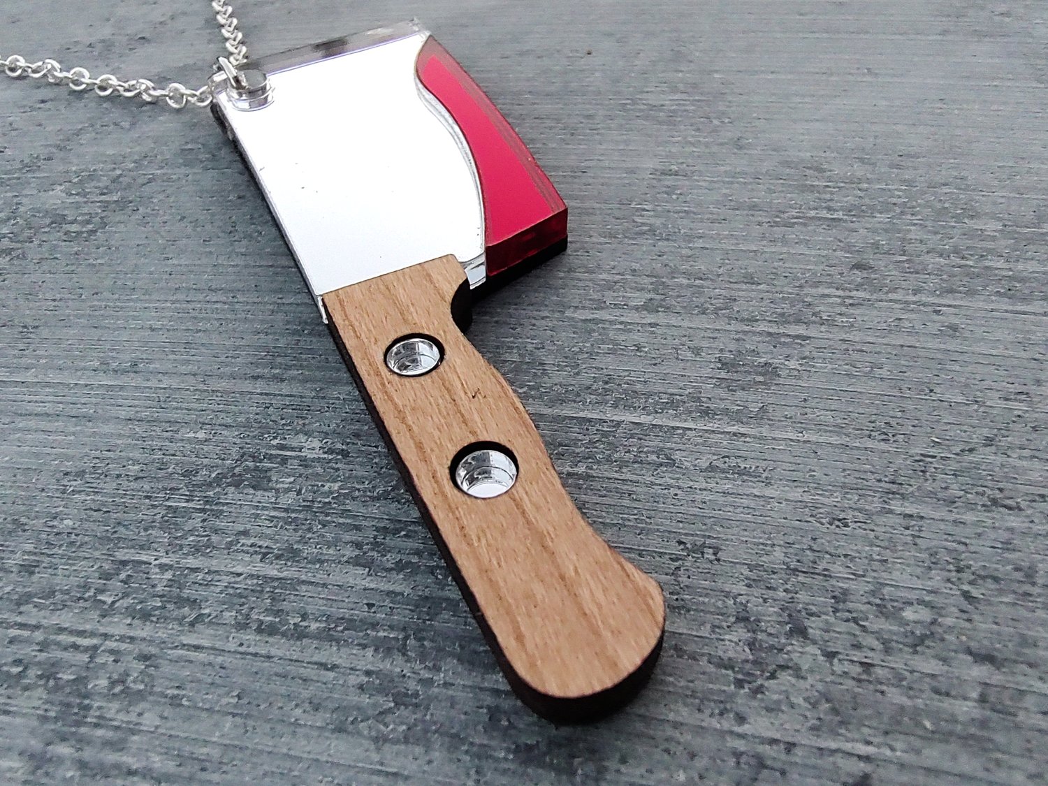 Bloody Cleaver Necklace