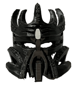 Image of Bionicle Mask of Creation by KhingK (Artakha, FDM Plastic-printed, Gunmetal Gray)