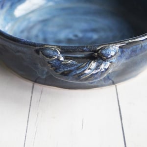 Image of Custom Order for Kara -Handcrafted Stoneware Blue Dish 