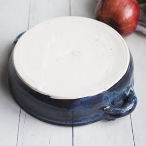Image of Custom Order for Kara -Handcrafted Stoneware Blue Dish 