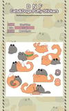 [In-Stock] DNF cats and dogs puffy stickers