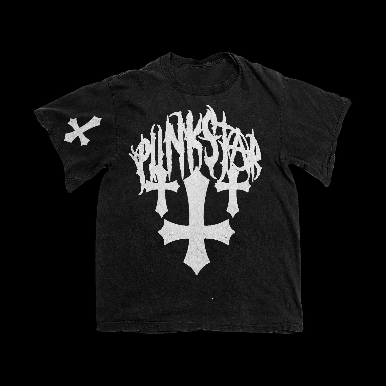 Image of INVERTED TRIPLE CROSS TEE