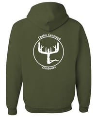 Image 2 of CCO Hunter Green Antler Hoodie