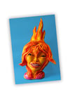 Flame Princess A5 print 