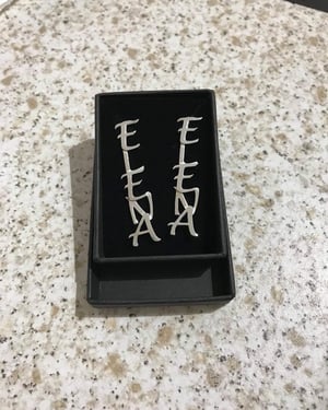 Image of Name earrings