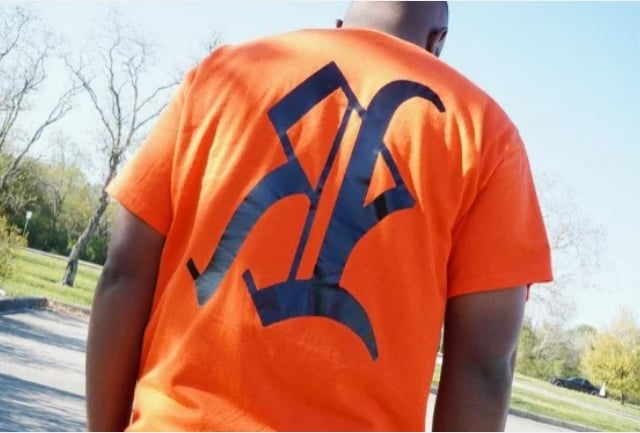 Image of Rebel  Outsiders "Orange " Shirt 