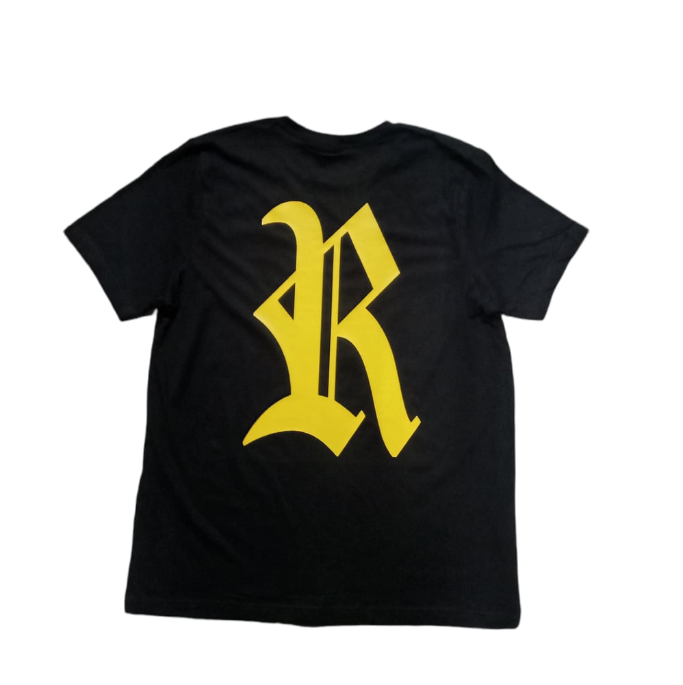 Image of Rebel Outsiders " Black Yellow " Shirt 