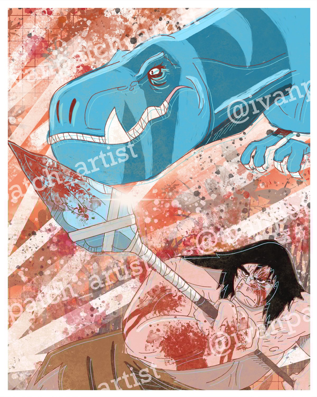 Image of Spear & Fang -Digital Illustrations