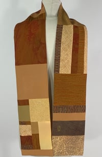 Image 2 of  Caramel Squares Scarf