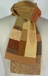 Image 3 of  Caramel Squares Scarf