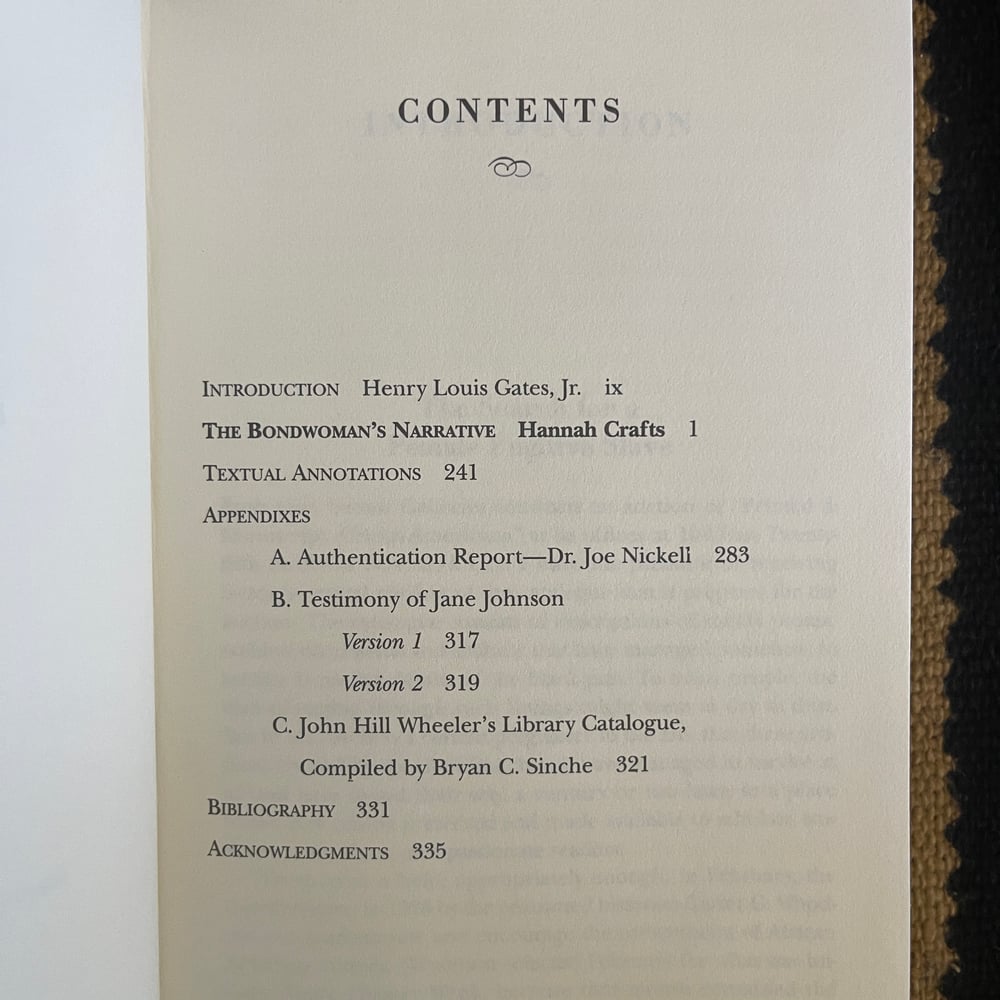 The Bondwoman’s Narrative