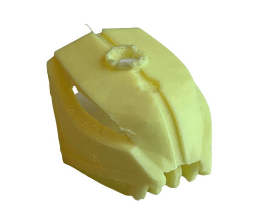 Bionicle Rahkshi Head FDM Plastic printed Cool Yellow