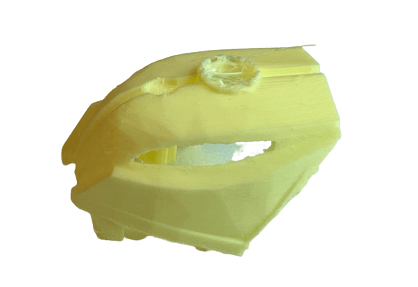Bionicle Rahkshi Head FDM Plastic printed Cool Yellow