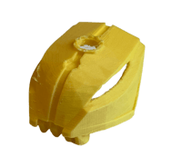 Image 1 of Bionicle Rahkshi Head (FDM Plastic-printed, Yellow)