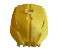 Image 2 of Bionicle Rahkshi Head (FDM Plastic-printed, Yellow)