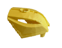 Image 3 of Bionicle Rahkshi Head (FDM Plastic-printed, Yellow)