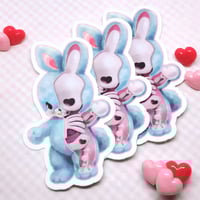 Strange Sweeties Skeleton Bunny Anatomical 3" Waterproof Vinyl Sticker