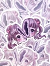 LAST CHANCE ♡ Geode Girl 3" Waterproof Vinyl Sticker