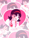 Perfect Blue Pink Bloody Mima Sticker
