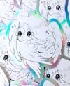 Cherubim Angel 4" Anime Holographic Sticker
