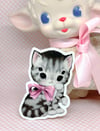 Spider Cat Kitten 3" Waterproof Vinyl Sticker 