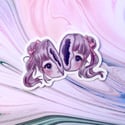 LAST CHANCE ♡ Geode Girl 3" Waterproof Vinyl Sticker