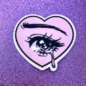 Shoujo Crying Anime Eye 3" Waterproof Vinyl Sticker 