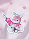 Nurse Bunny 3" Waterproof Vinyl Sticker