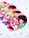 Powerpuff 90s Aesthetic 3" Waterproof Vinyl Sticker